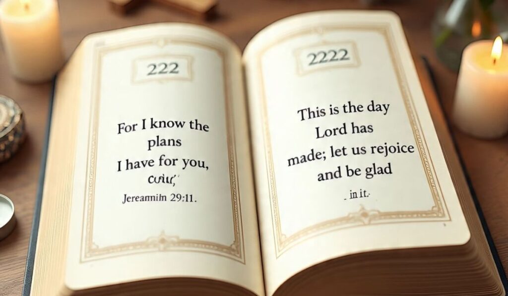 Key Bible Verses Related to 222