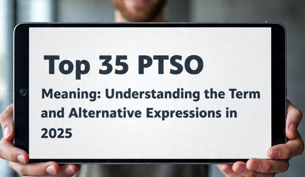 Top 35 PTSO Meaning Understanding the Term and Alternative Expressions in 2025