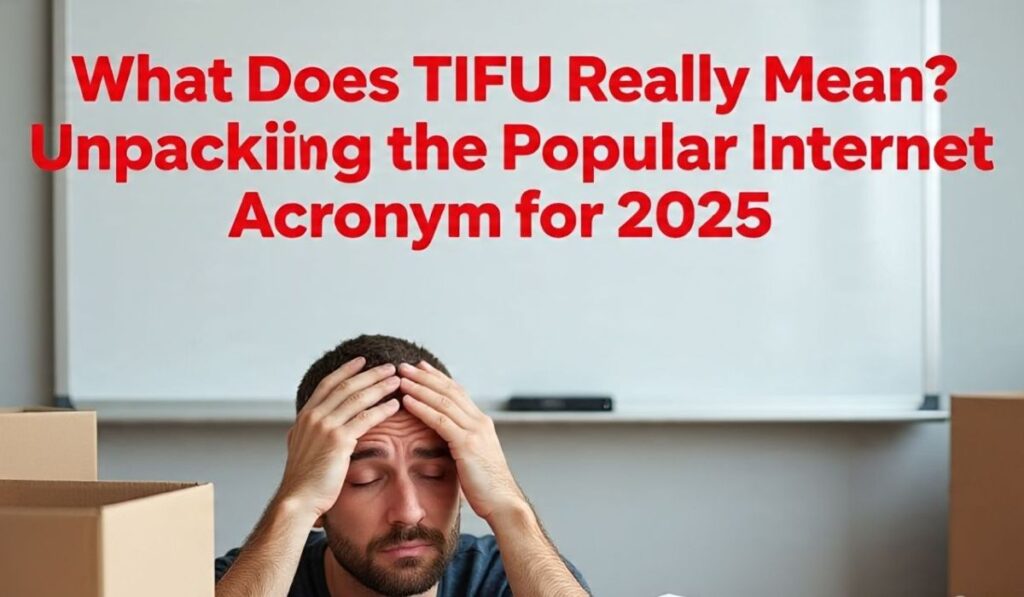 What Does TIFU Really Mean Unpacking the Popular Internet Acronym for 2025