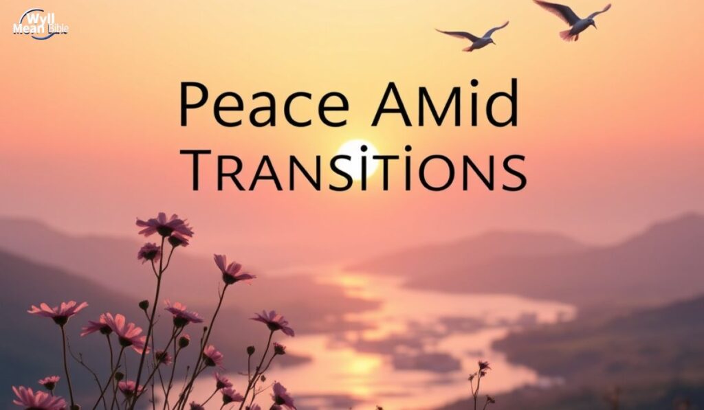 Day 21 Peace Amid Transitions