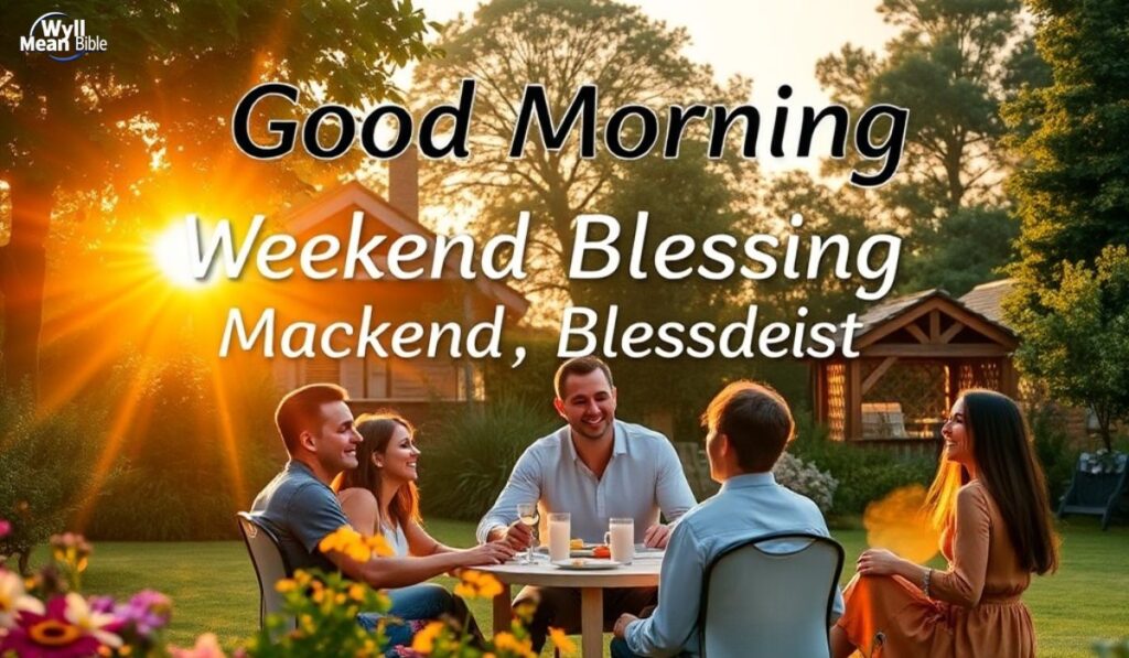 Good Morning Weekend Blessings for Family and Friends