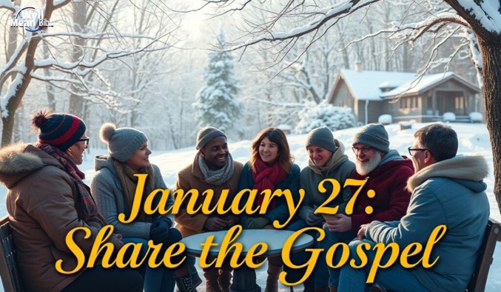 January 27 Share the Gospel