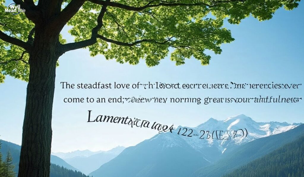 Lamentations 322-23 (ESV)