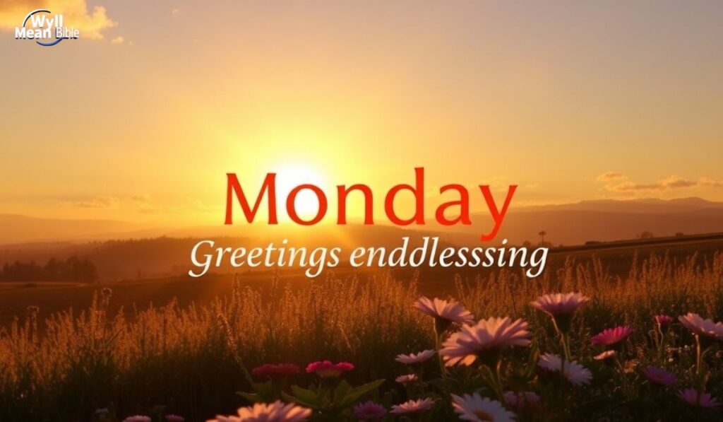 Monday Greetings and Blessings