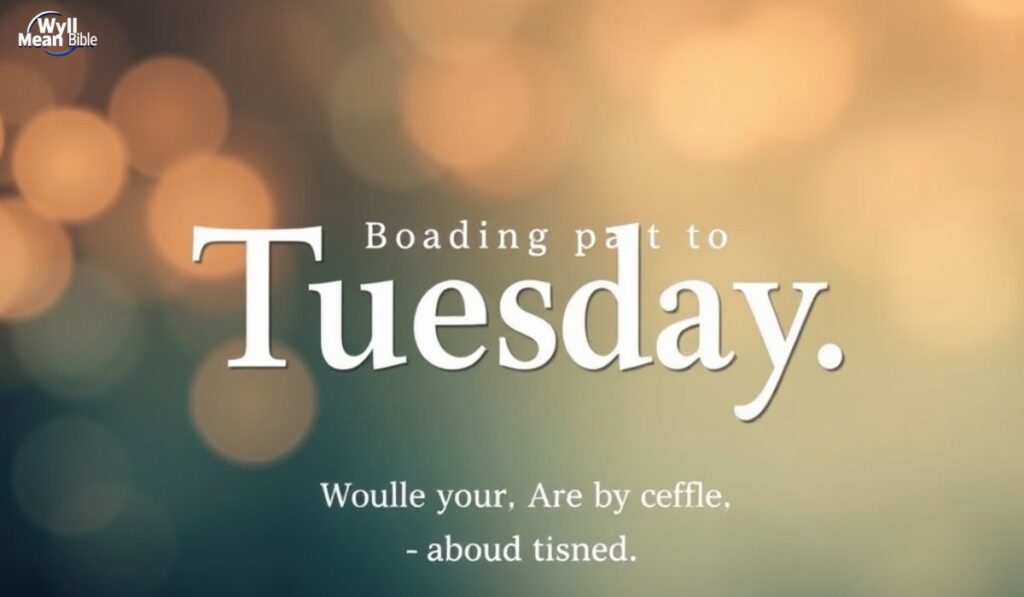 Motivational Tuesday Blessings Quotes