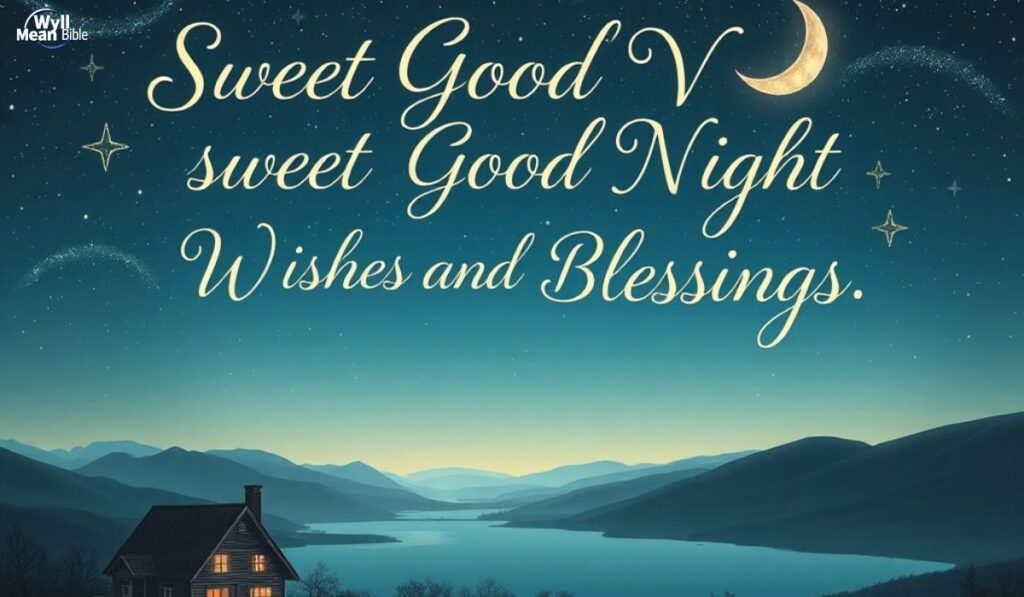 Sweet Good Night Wishes and Blessings