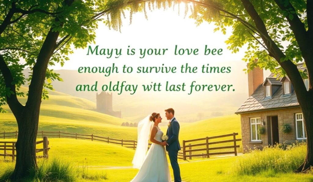 Cute Irish Wedding Blessing