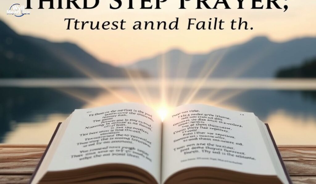 How The Third Step Prayer AA Helps Build Trust And Faith
