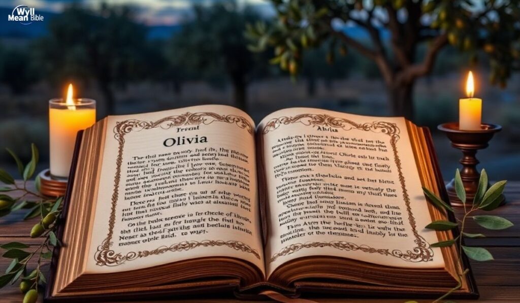 The origins of Olivia in the Bible